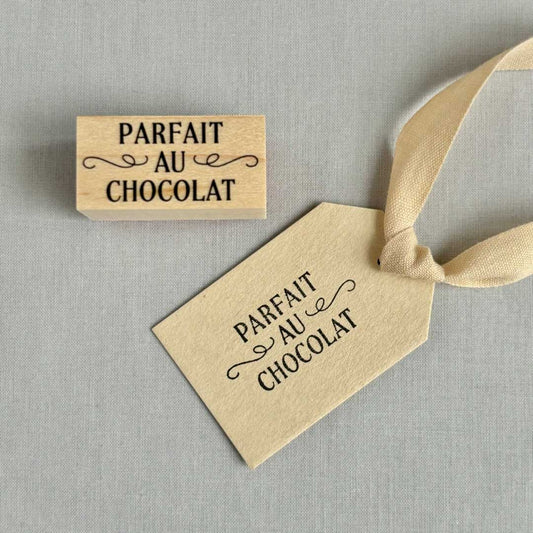 Letter stamp - Parfait au Chocolat