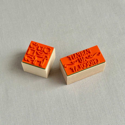 Letter stamp - Parfait au Chocolat