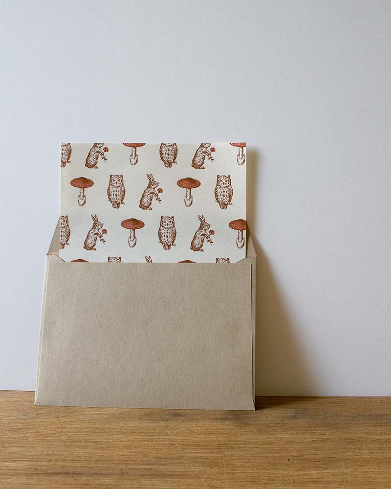 Letter set - Animals and mushrooms