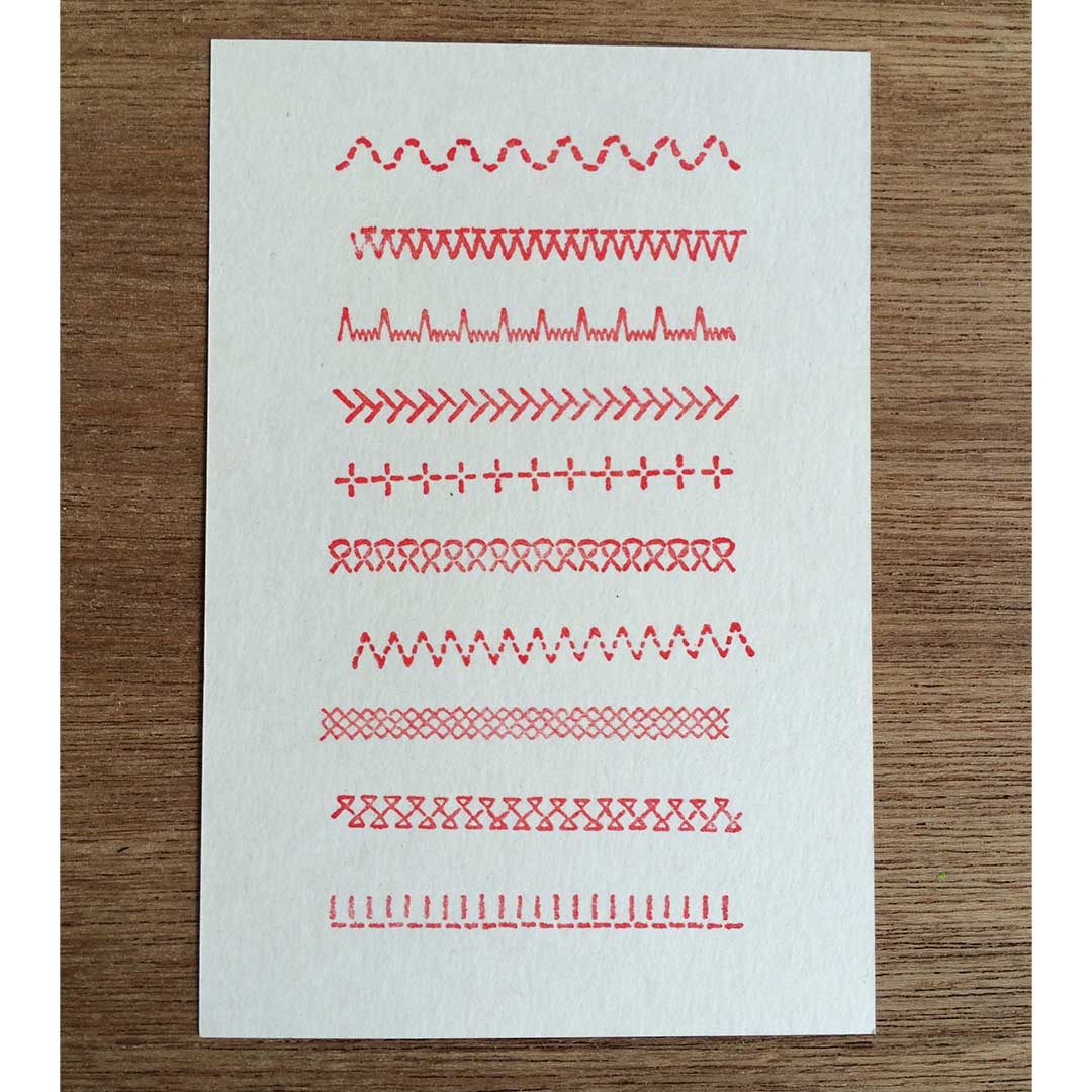 Deadstock - Stitch Pattern Stamp Set (Unboxed)