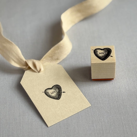 アンティークハートのスタンプ