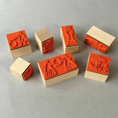 Hand and blouse stamp