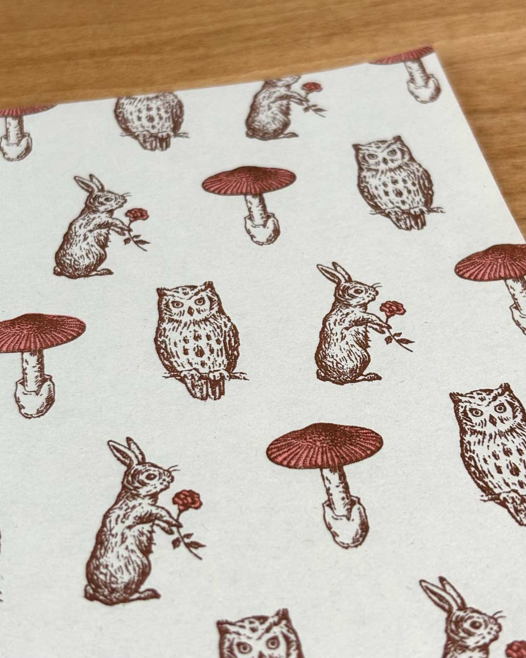 Letter set - Animals and mushrooms