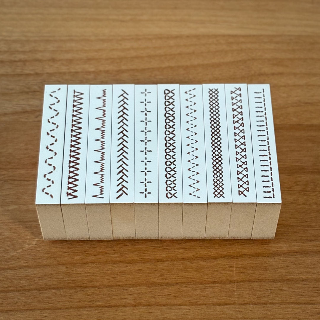 Deadstock - Stitch Pattern Stamp Set (Unboxed)