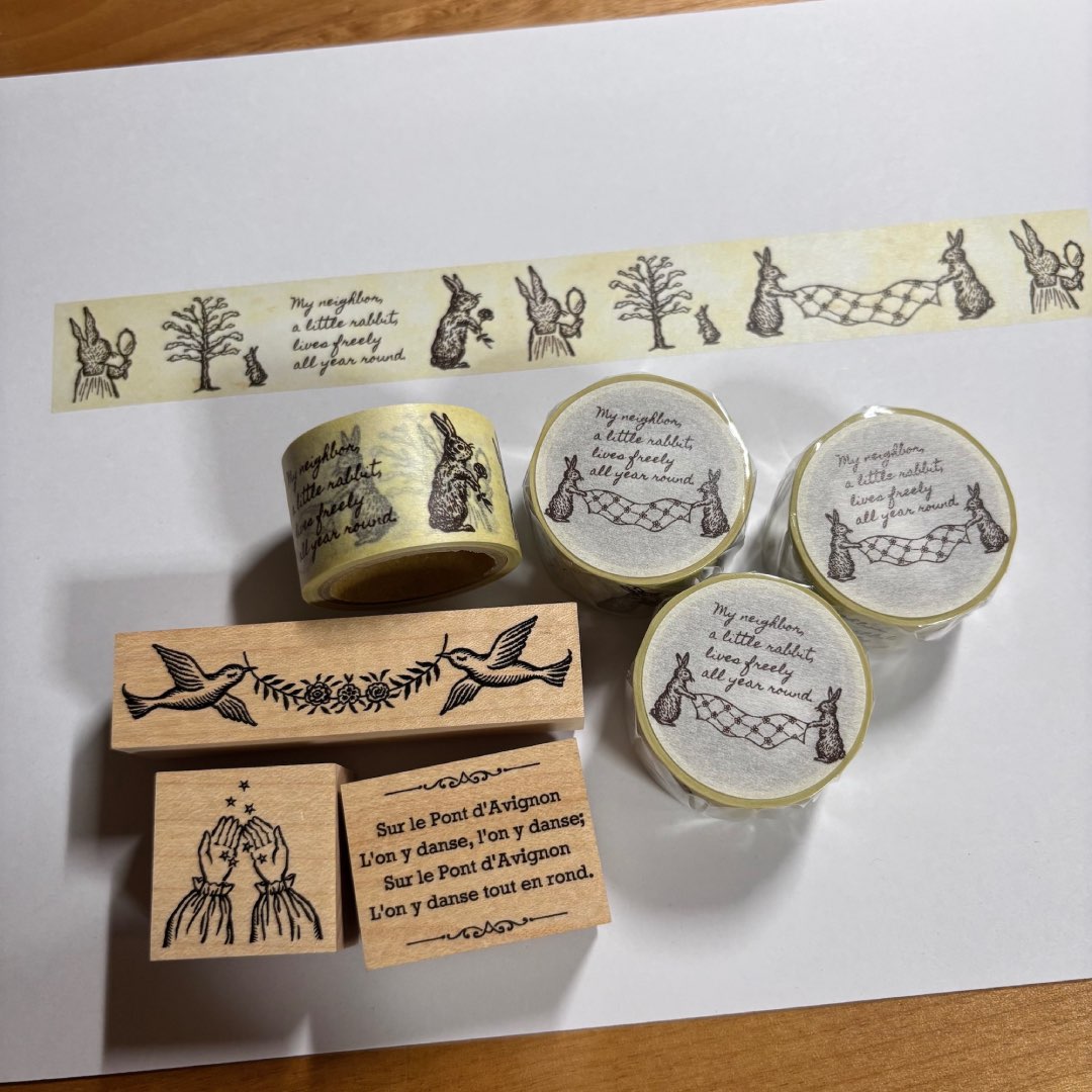 マスキングテープ - うさぎの一年